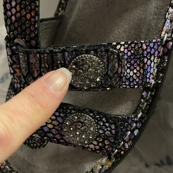 Algeria by PG Lite SZ 36 Dress Sandal Color Zesty Style  Adjustable Straps - Picture 8 of 8